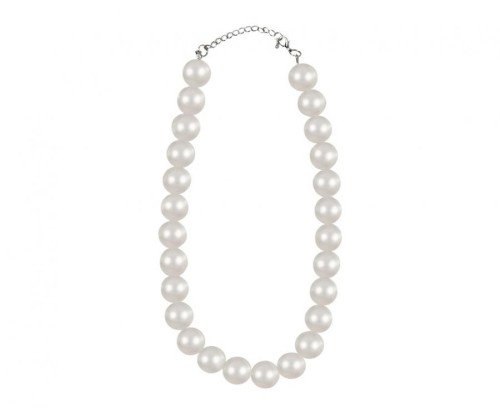 Naszyjnik Marilyn biały – uniwersalny dodatek do karnawałowych stylizacji