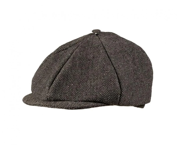 Szary beret Brytyjczyk – uniwersalny dodatek do stylizacji dorosłych