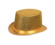 Kapelusz Glitz złoty – uniwersalny dodatek na imprezę i karnawał