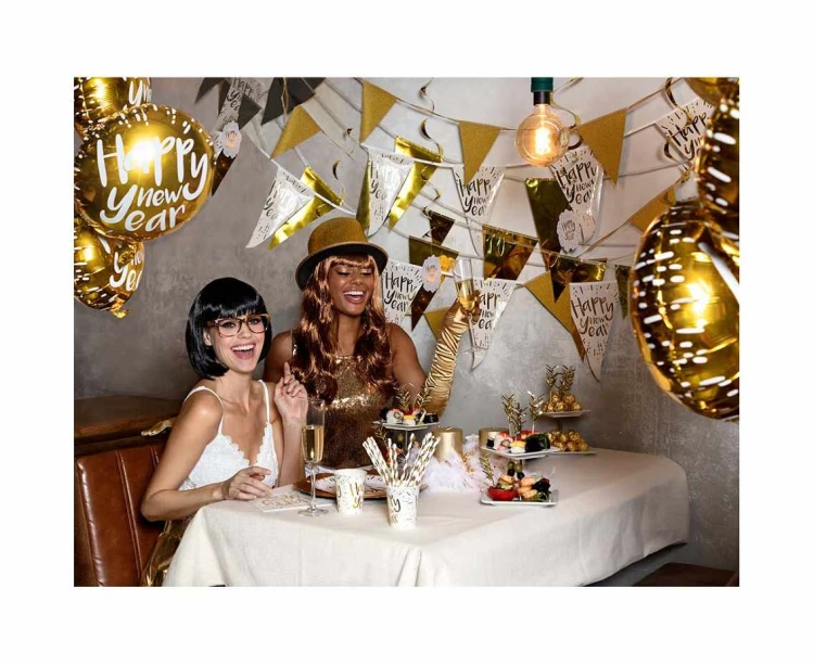 Kapelusz Glitz złoty – uniwersalny dodatek na imprezę i karnawał