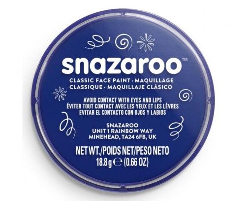 Farba do twarzy Snazaroo 18 ml – ciemnoniebieski kolor do makijażu