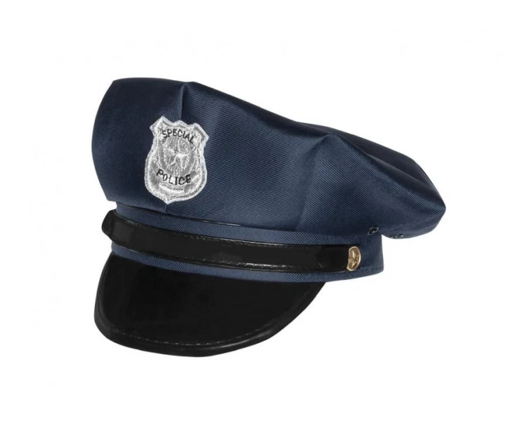 Czapka dla dzieci Special Police – granatowa, regulowana dla małych bohaterów