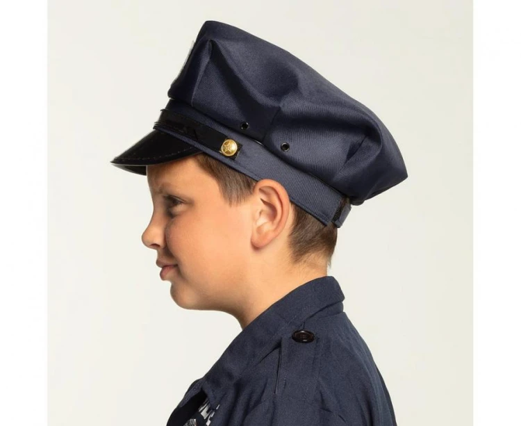 Czapka dla dzieci Special Police – granatowa, regulowana dla małych bohaterów