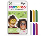 Kredki do malowania twarzy 6 kolorów – kreatywna zabawa dla dzieci i dorosłych