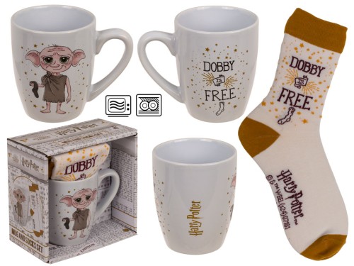 Magiczny Zestaw Prezentowy Harry Potter – Dobby is Free! Kubek i Skarpetki  (1).jpg
