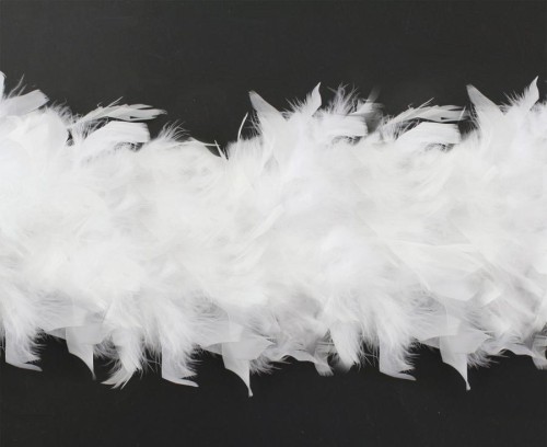 Boa Białe – Piórka Dekoracyjne na Karnawał, Imprezy i Kostiumy