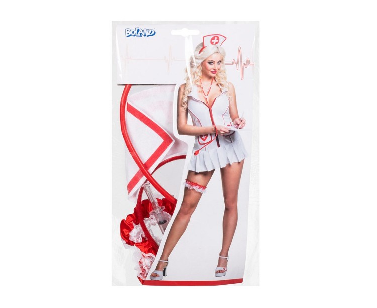 Strój pielęgniarki dla dorosłych – komplet na przebrania i imprezy tematyczne