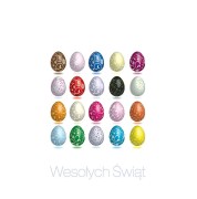 Karnet Wielkanoc z kopertą Na Święta Pisanki 1