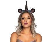 Opaska Mroczny Jednorożec – halloweenowy dodatek fantasy dla każdej stylizacji