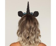 Opaska Mroczny Jednorożec – halloweenowy dodatek fantasy dla każdej stylizacji