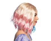 Peruka Jenny różowo-niebiesko-blond – pastelowa peruka na imprezę
