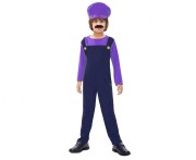 Strój dla chłopca Fioletowy Hydraulik – kostium 130/140 cm