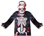 Strój Upiorny Kościotrup dla chłopca – szata i kaptur 110/120 cm