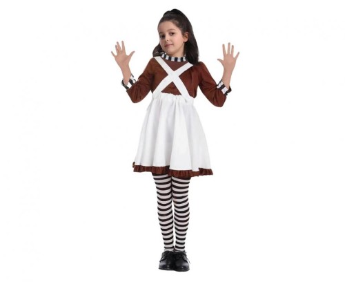 Strój Szalona Dziewczynka dla dzieci – sukienka i skarpetki 130/140 cm