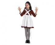 Strój Szalona Dziewczynka dla dzieci – sukienka i skarpetki 110/120 cm