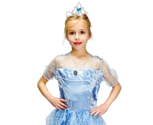 Strój Niebieska Księżniczka dla dziewczynki – sukienka 130/140 cm