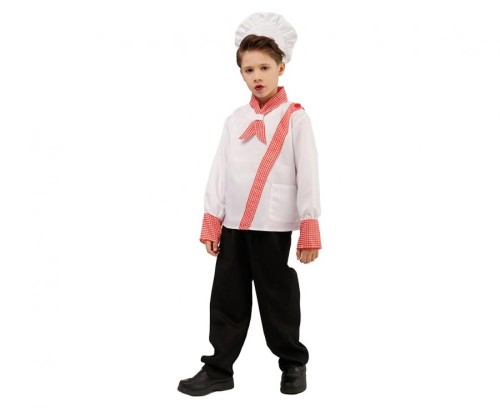 Strój Kucharza dla chłopca – kapelusz i top 110/120 cm