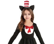 Strój Kota dla dziewczynki – sukienka, spodnie, opaska 110/120 cm