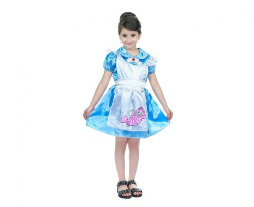 Strój dla dziewczynki w Błękitnym Fartuszku – sukienka 130/140 cm