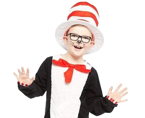 Strój Kota dla chłopca – czapka i kombinezon 110/120 cm