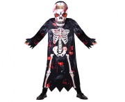 Strój Upiorny Kościotrup dla chłopca – szata i kaptur 130/140 cm
