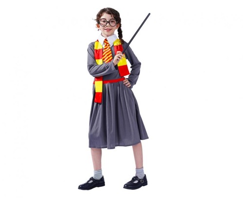 Strój czarodziejki dla dziewczynki 110/120 cm – kostium na bal i Halloween