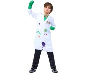 Fartuch Naukowca dla chłopca – biały kostium 110/120 cm
