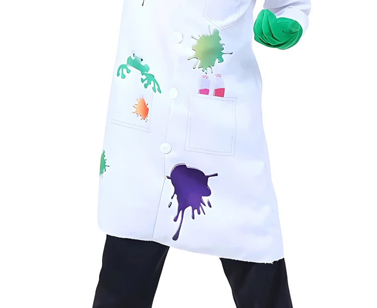 Fartuch Naukowca dla chłopca – biały kostium 110/120 cm