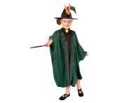 Strój Zielony dla dziewczynki – tunika i kapelusz 110/120 cm