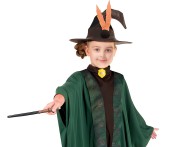 Strój Zielony dla dziewczynki – tunika i kapelusz 110/120 cm