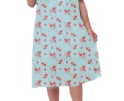 Strój Babci dla dziewczynki – kolorowa, zabawna sukienka 110/120 cm