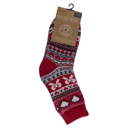 Ciepłe Skarpety Damskie 35-38 z Serduszkami – Zimowy Urok LOVE WINTER  (1).png