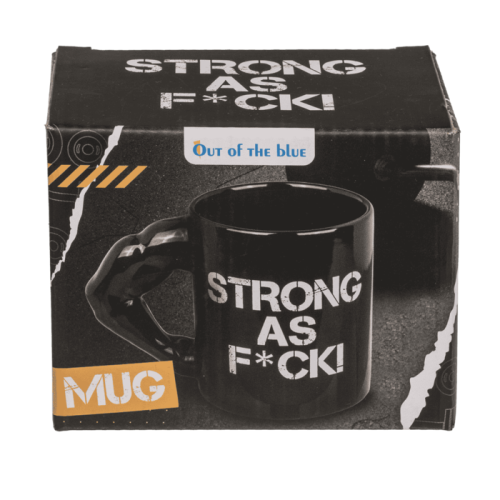 Kubek Strong as FCK – Ceramiczny Kubek z Uchwyt-Popełnionym Bicepsem  (1).png
