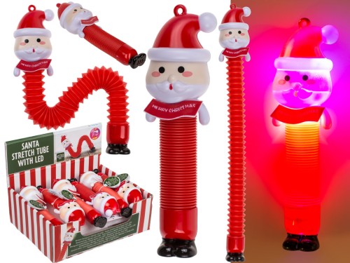 Rozciągany Święty Mikołaj z lampką LED – świecąca zabawka świąteczna  (1).jpg