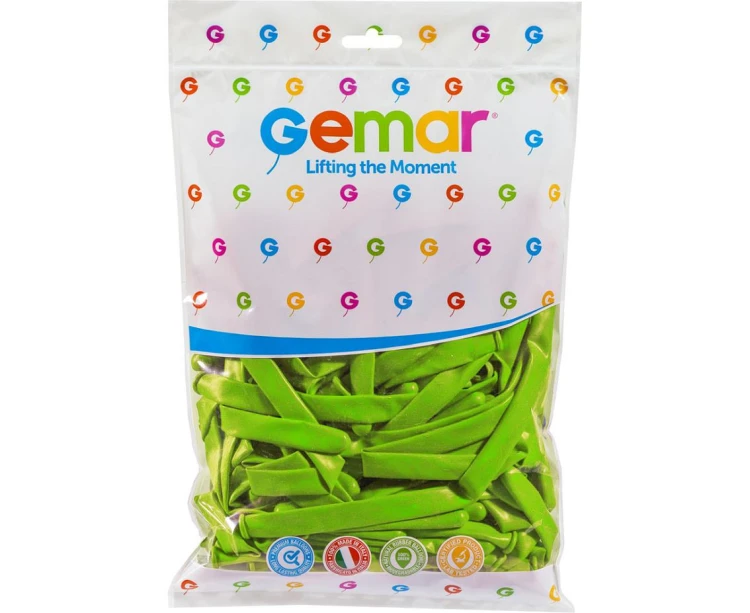 Balony pastelowe jasnozielone 3” (8 cm) – zestaw 100 szt., lateks