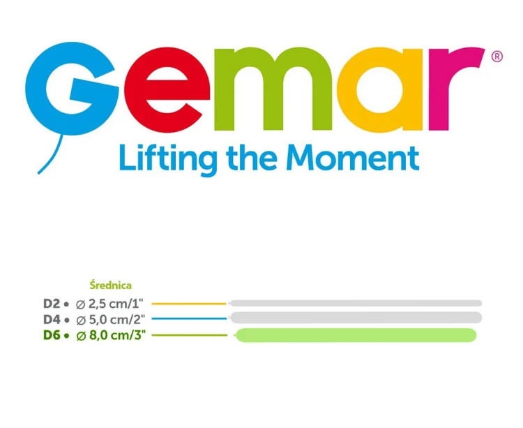 Balony pastelowe jasnozielone 3” (8 cm) – zestaw 100 szt., lateks