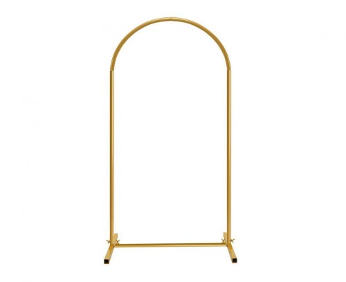 Złoty stelaż łuk 200x100 cm – elegancki stojak do dekoracji balonowych