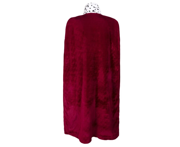 Czerwona peleryna króla – elegancka szata dla dorosłych 140 cm