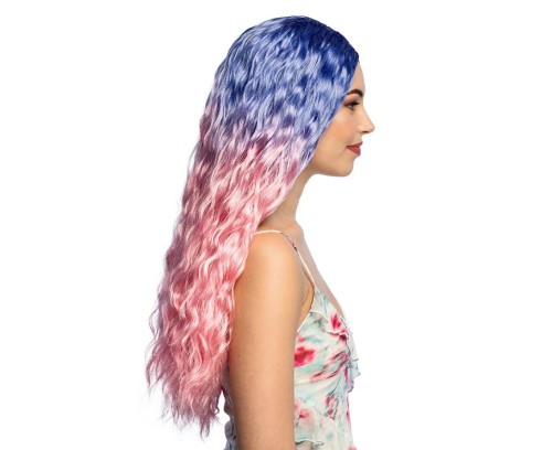 Różowo-fioletowa peruka Mirage – długie fale ombre, rozmiar uniwersalny