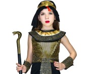 Strój Kleopatry dla dziewczynki 130/140 cm – kostium egipskiej królowej