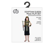 Strój Kleopatry dla dziewczynki 130/140 cm – kostium egipskiej królowej