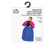Strój Księżniczka różowo-niebieska 110/120 cm – kostium dla dziewczynki
