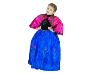 Zestaw Księżniczka różowo-niebieska 130/140 cm – strój dla dzieci