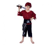Strój Pirata dla chłopca 130/140 cm – kostium kapitana na bal i zabawę