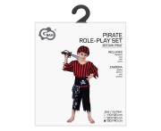 Strój Pirata dla chłopca 130/140 cm – kostium kapitana na bal i zabawę