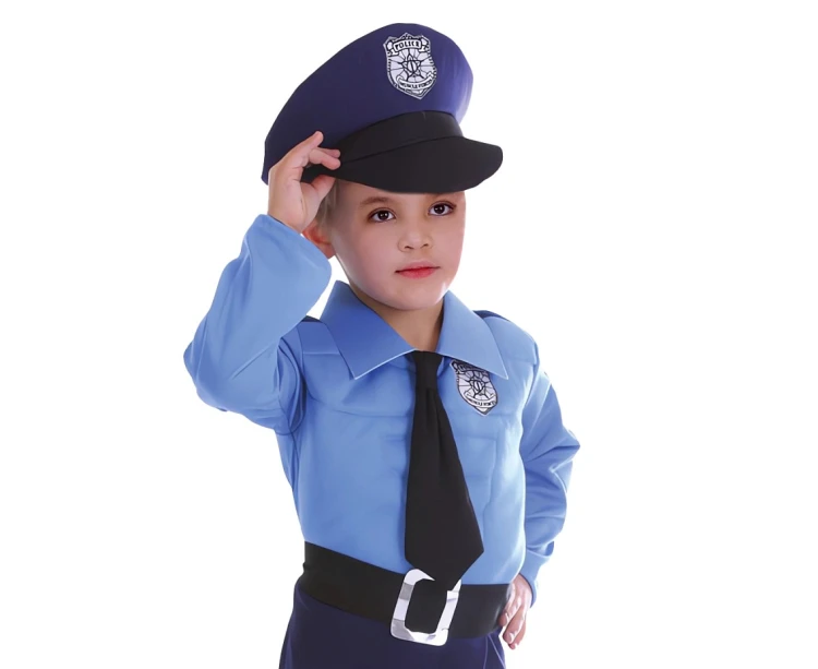 Strój Policjanta dla chłopca 130/140 cm – kostium mundurowy na bal