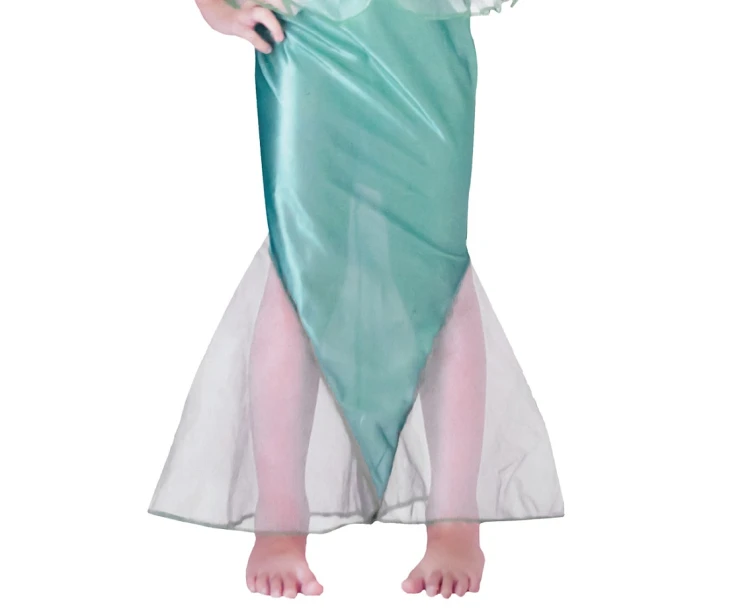 Strój syrenki dla dziewczynki – sukienka fioletowo-zielona 110/120 cm