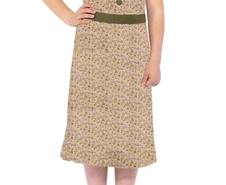 Strój tropicielki skarbów dla dziewczynki – sukienka 110/120 cm