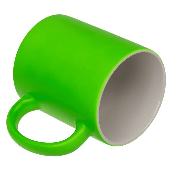 Neonowy zielony kubek ceramiczny 350 ml – świeża energia o poranku  (3).png