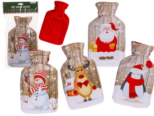 Termofor świąteczny 1L – Bałwanek, Mikołaj, Pingwin lub Renifer  (1).jpg